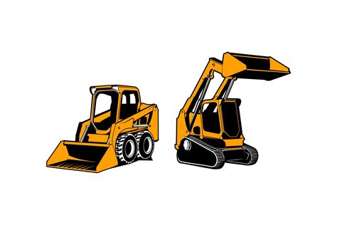 skid steer logo vector|skid steer clip art.